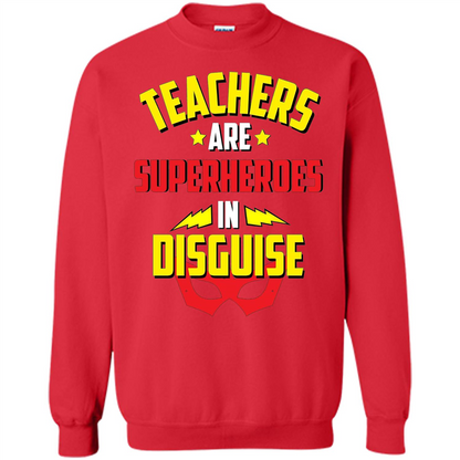 Funny Teacher Superpower Superhero In Disguise T-shirt