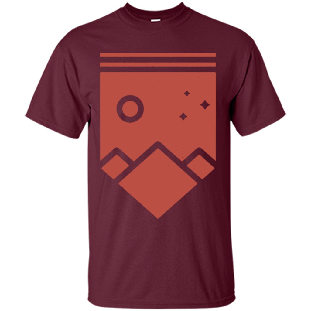 Red MountainT-Shirt Maroon