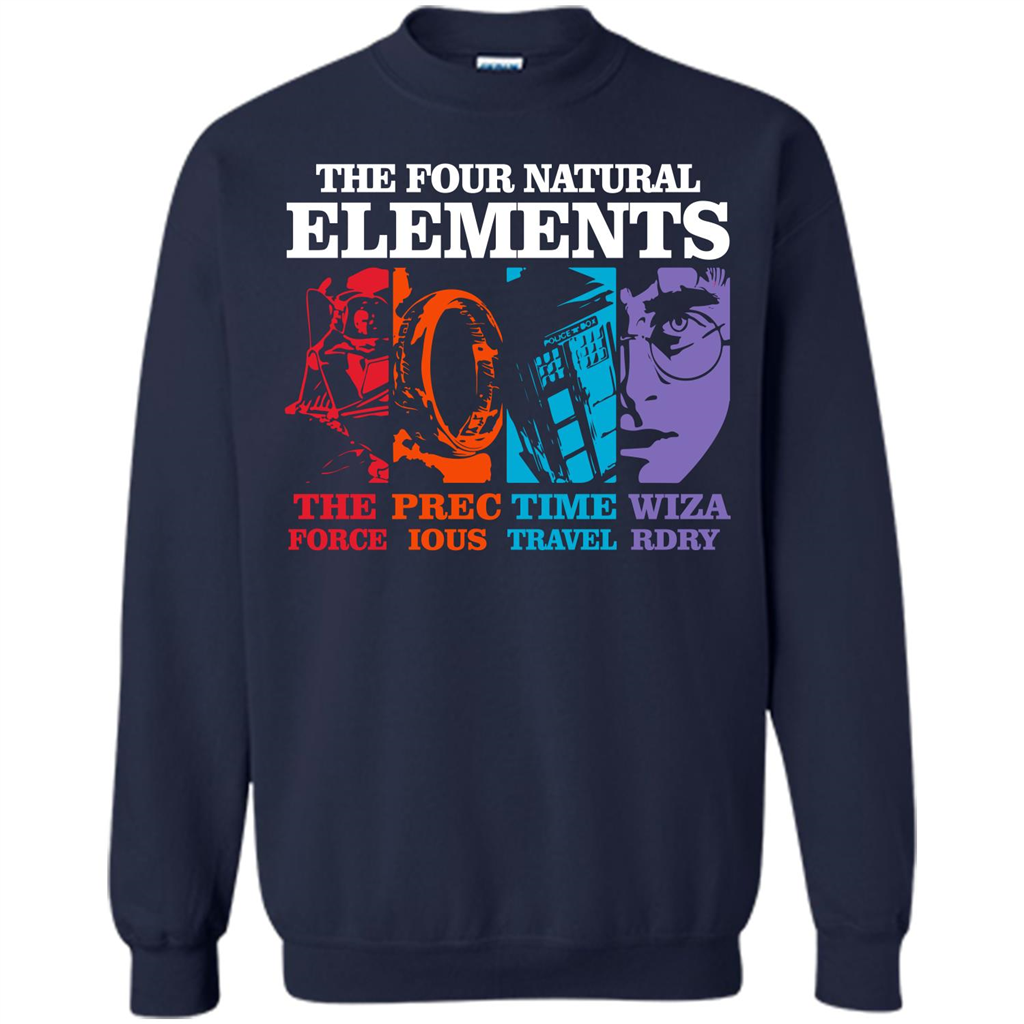 Movie T-shirt The Four Natural Elements T-shirt Navy