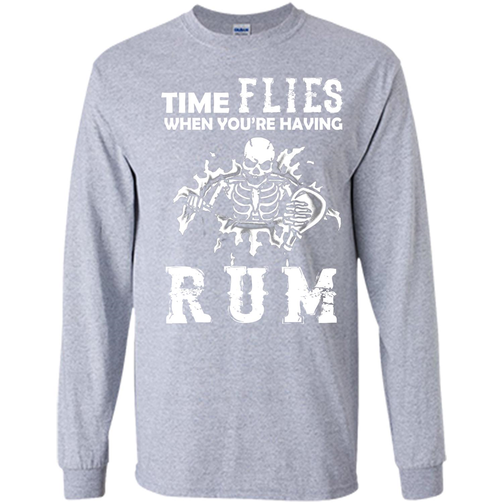 Rum T-shirt Time Flies When You're Having Rum