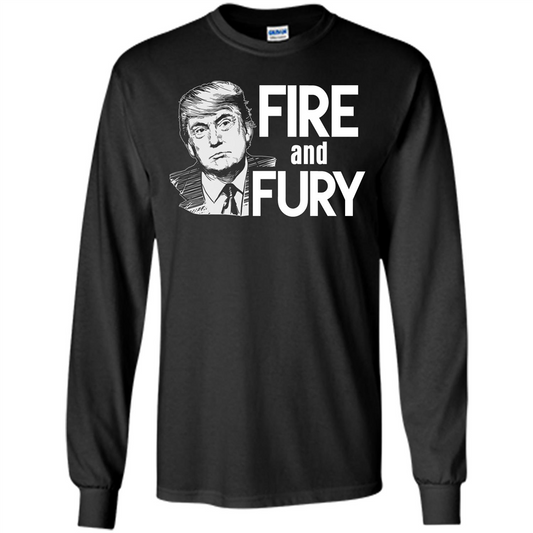 American T-shirt Fire And Fury Black