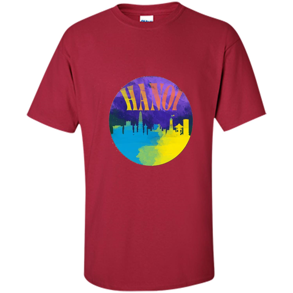 Love Vietnam T-shirt Hanoi Skyline Horizon Sunset Cardinal