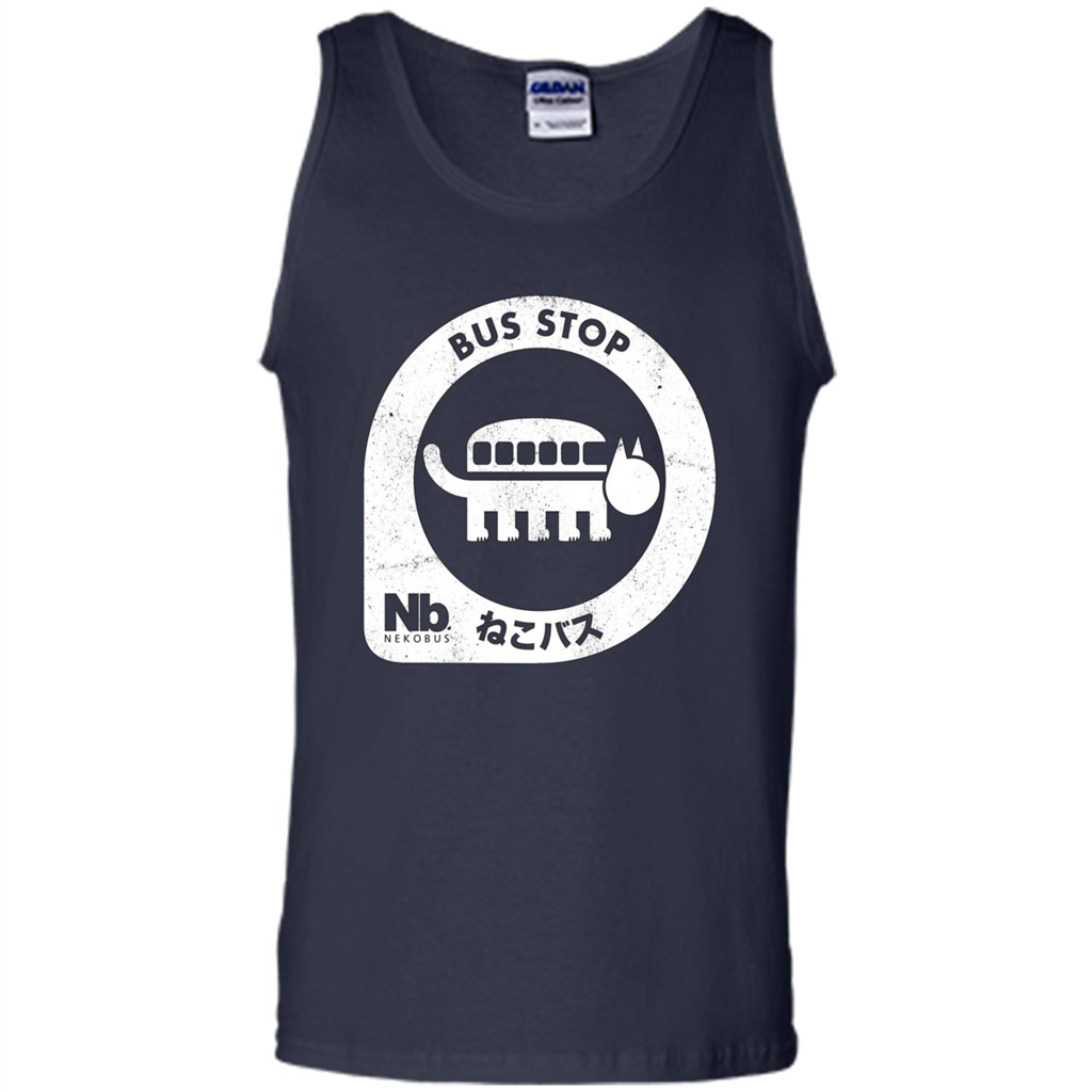 Neko Bus Stop T-shirt Navy