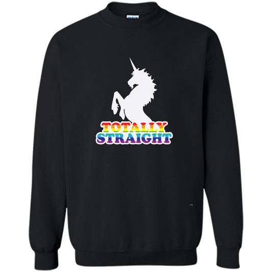 Totally Straight Unicorn T-shirt Black