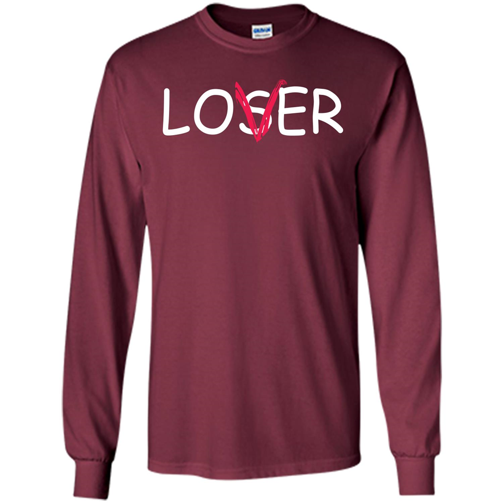 Loser To Lover T-shirt Maroon