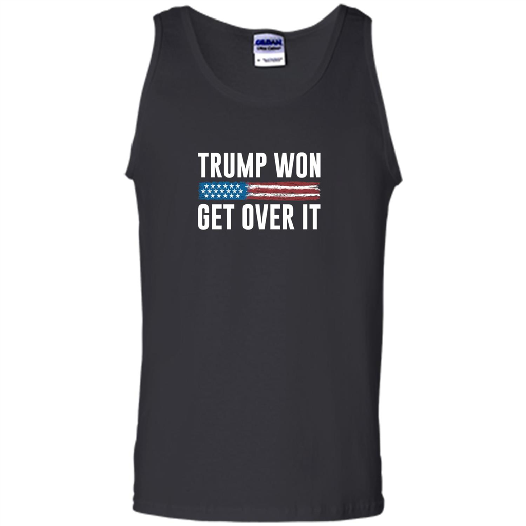 Trump Won - Get Over It T-shirt Black
