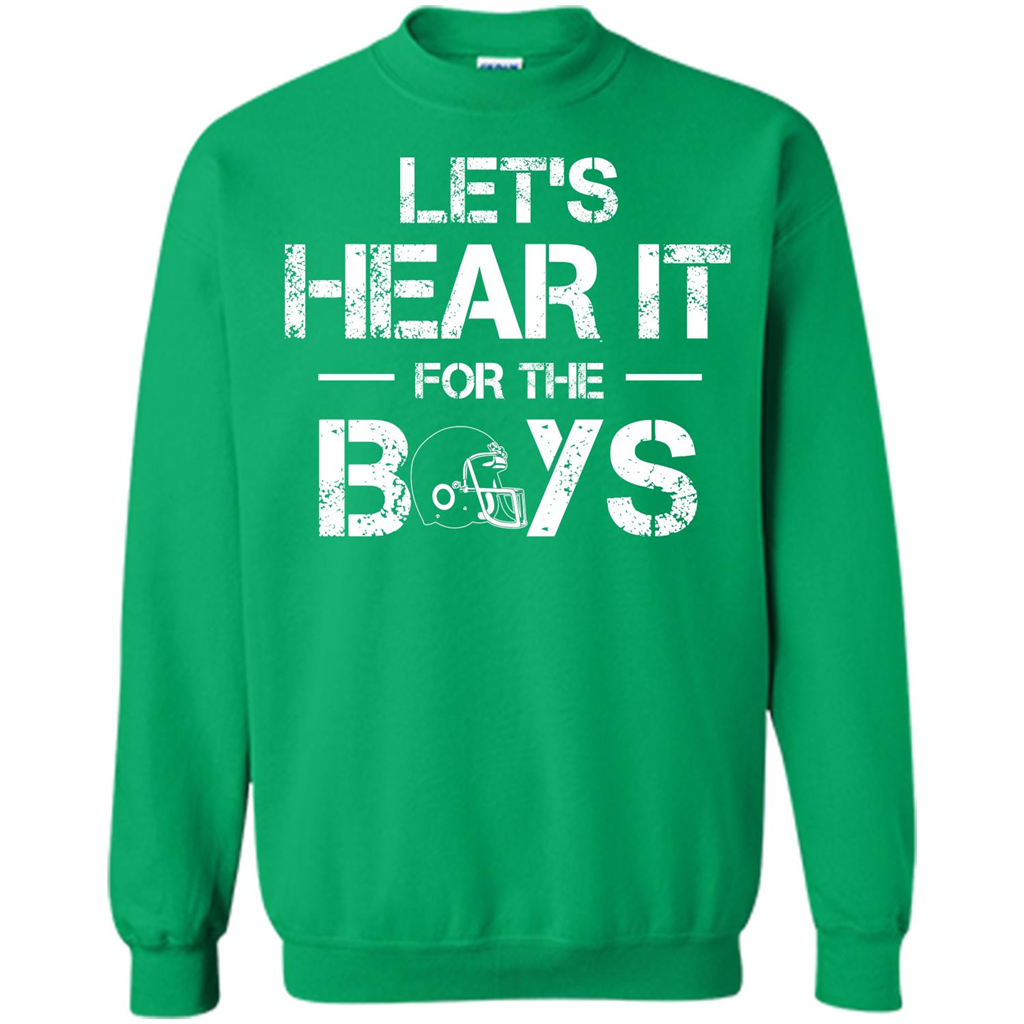 Football T-shirt Let's Hear It For The Boys Irish Green