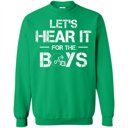 Football T-shirt Let's Hear It For The Boys Irish Green