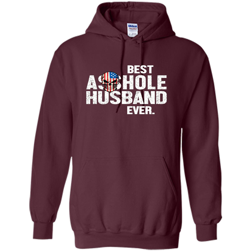 Best Asshole Husband Ever Funny T-shirt Maroon