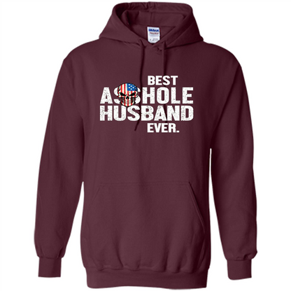 Best Asshole Husband Ever Funny T-shirt Maroon