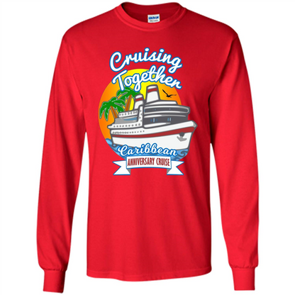 Cruising Together 2017 Anniversary Caribbean Cruise T-Shirt Red