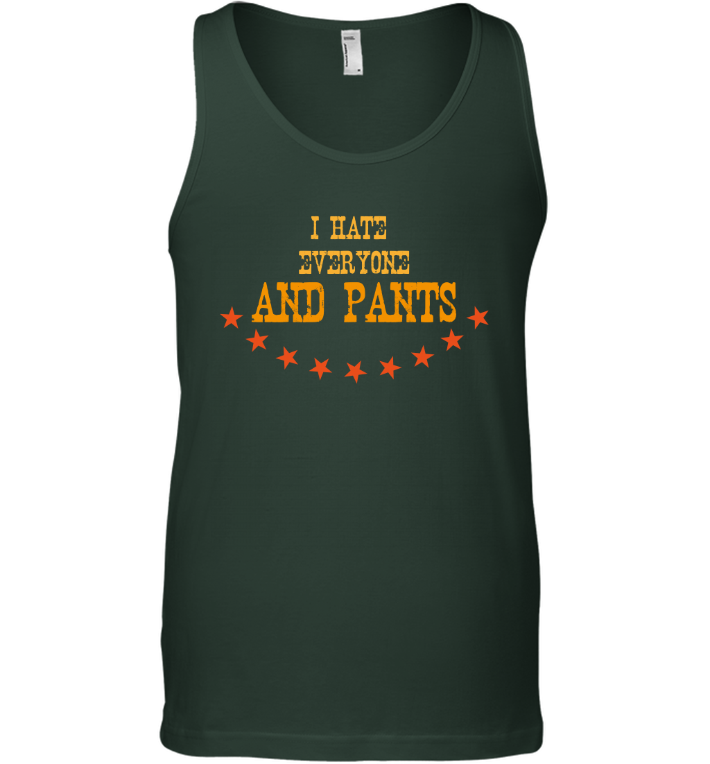 I Hate Everyone And Plant Shirt Tank Top Tank Top Forest Green