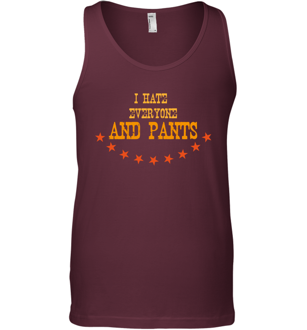I Hate Everyone And Plant Shirt Tank Top Tank Top Maroon