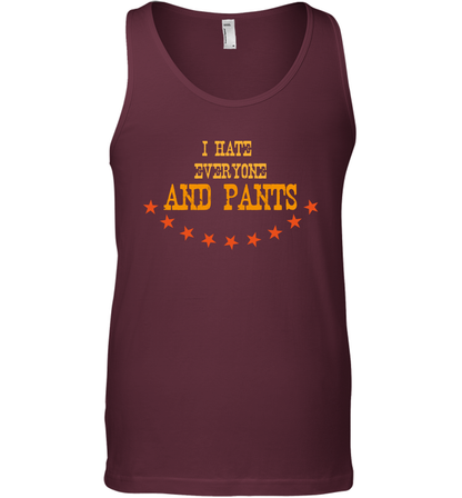 I Hate Everyone And Plant Shirt Tank Top Tank Top Maroon