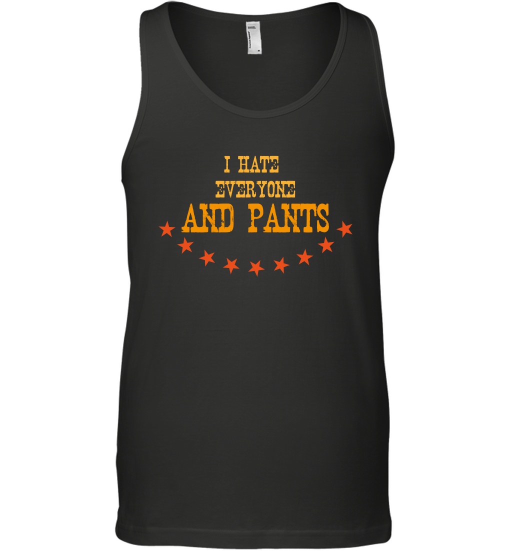 I Hate Everyone And Plant Shirt Tank Top Tank Top Black