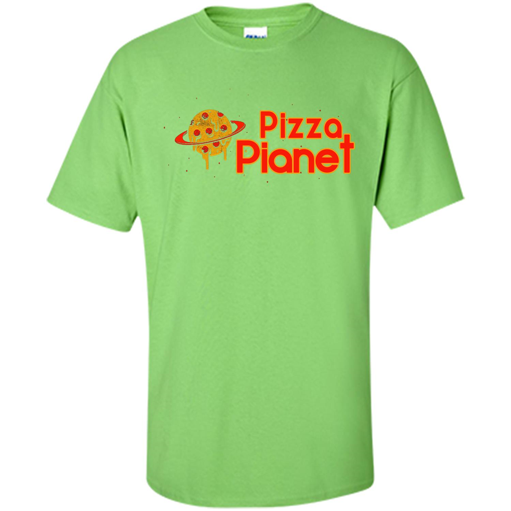 Pizza Lover T-shirt Pizza Pianet Lime