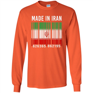Iran Barcode T-Shirt Made In Iran T-shirt