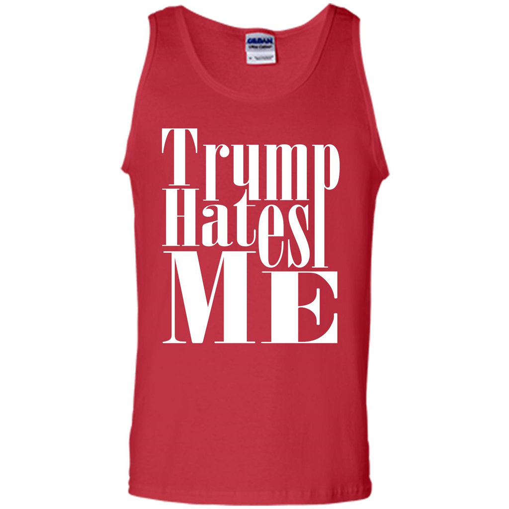 President America Hates Me T-shirt Red