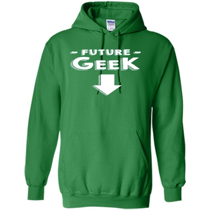 New Mommy T-shirt Future Geek Irish Green