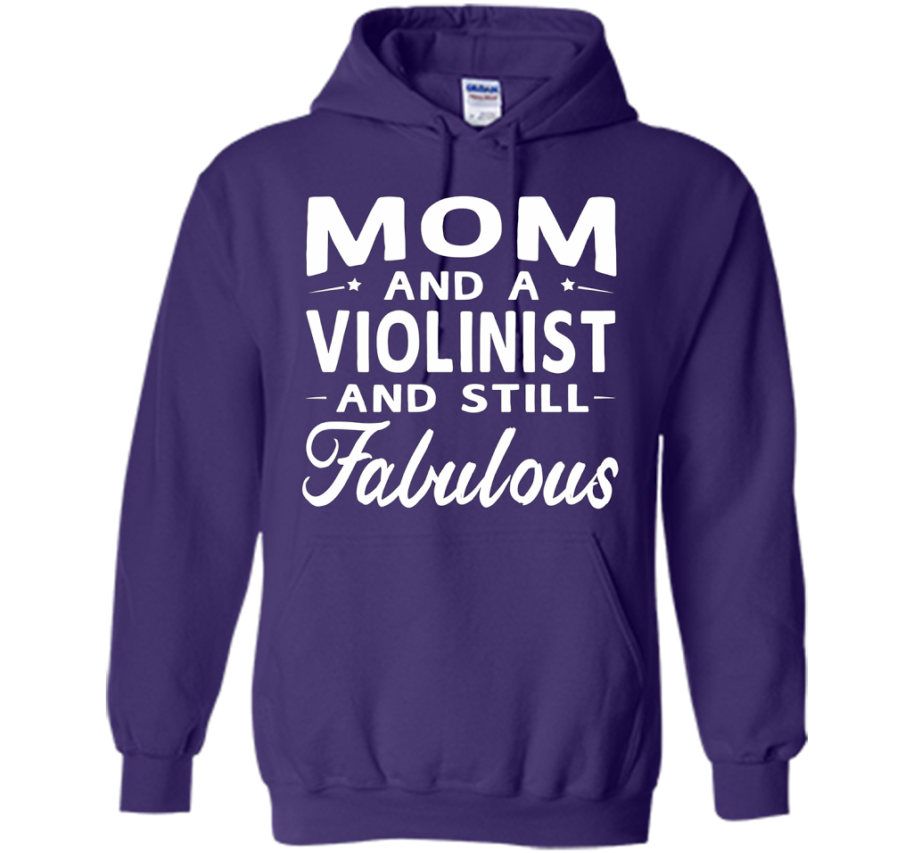 Mother's Day Gifts Women Fabulous Violinist Mom T-shirt cool shirt Purple