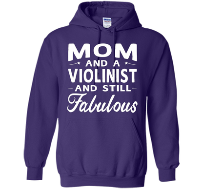 Mother's Day Gifts Women Fabulous Violinist Mom T-shirt cool shirt Purple