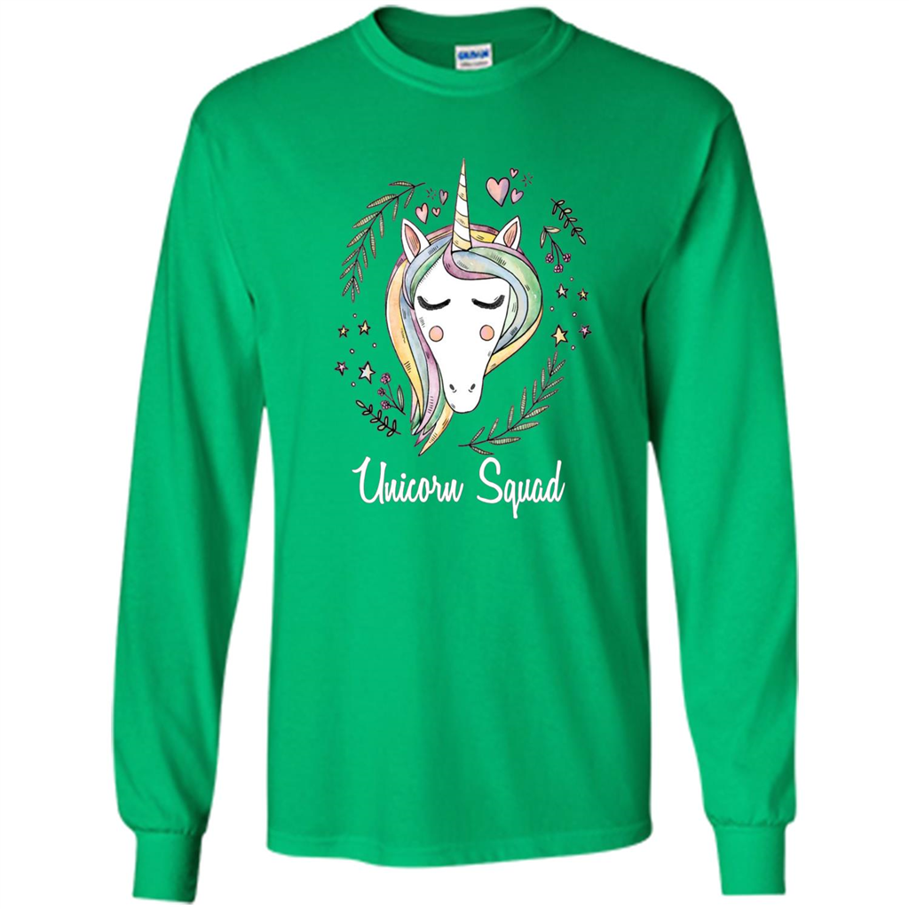 Unicorn Squad Funny T-shirt Cute Unicorn Irish Green