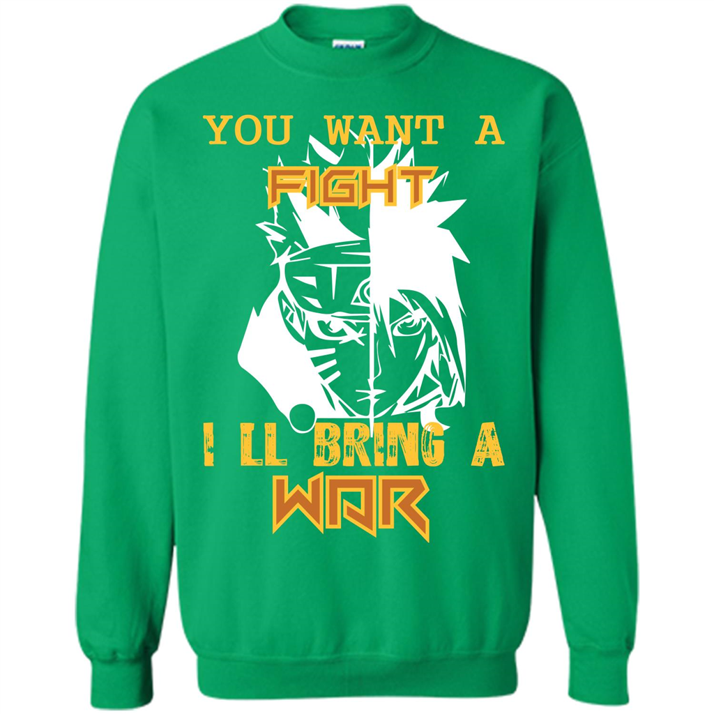 Movie T-shirt You Want A Fight I_Ñéll Bring A War Irish Green