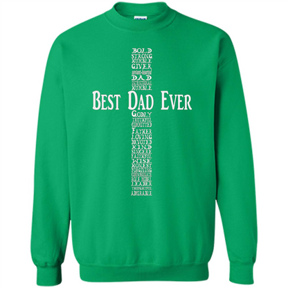 Mens Fathers Day T-shirt Christian Dad Irish Green