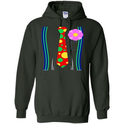 Halloween Clown Costume T-shirt Forest Green