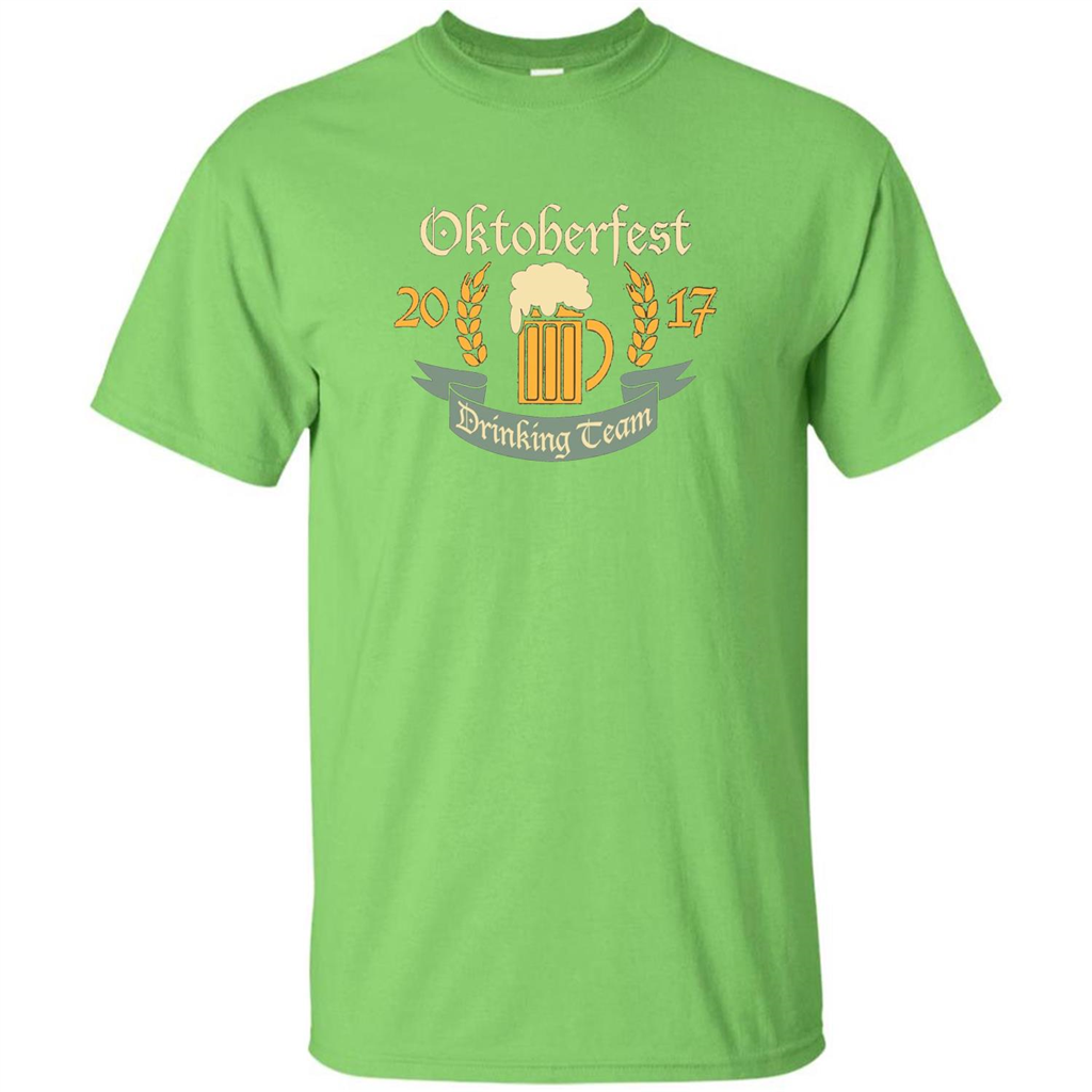 Oktoberfest Drinking Team 2017 T-shirt Lime