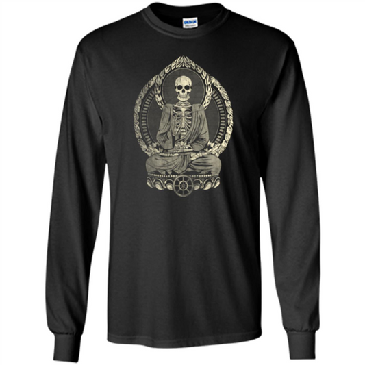 Starving Buddha - Weathered Halftone T-shirt Black
