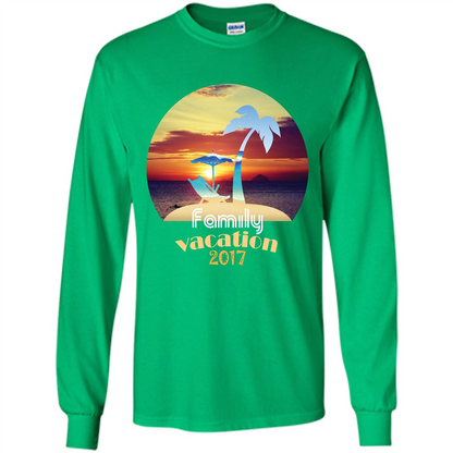 Summer T-shirt Family Vacation 20117 Irish Green