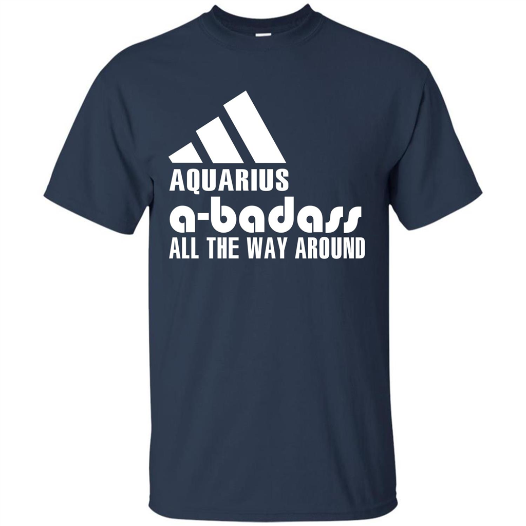Aquarius A-Badass All The Way Around T-shirt Navy