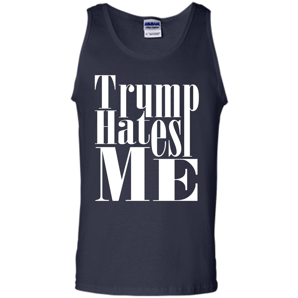 President America Hates Me T-shirt Navy