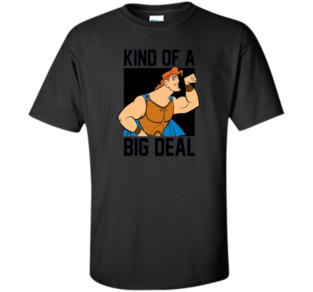 Cartoon T-shirt Kind Of A Big Deal Black S