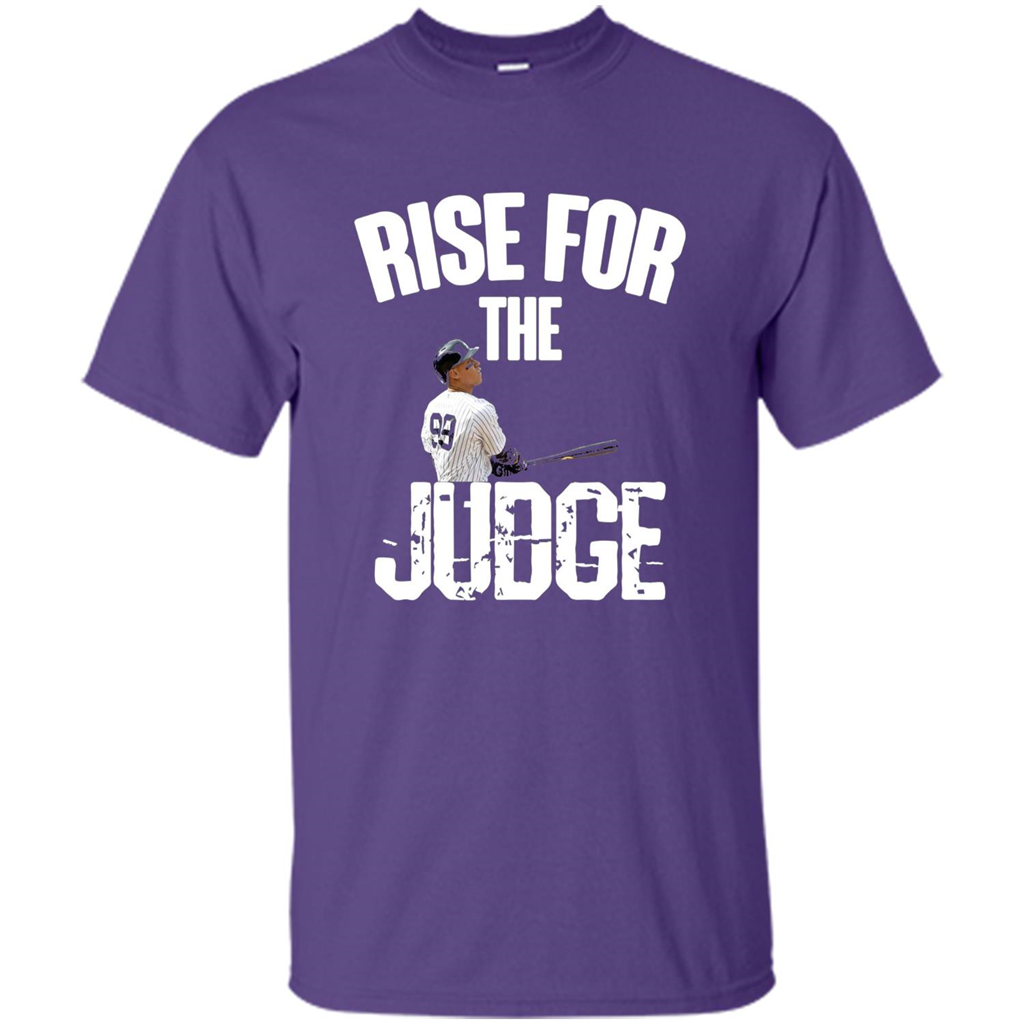 All Rise For The Judge Shirt 99 Baseball T-shirt Purple