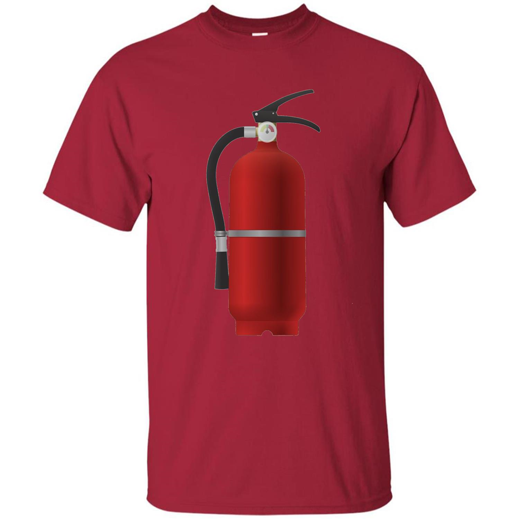 Fire Extinguisher T-shirt Emergency Fire Protection Cardinal