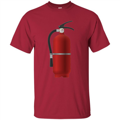 Fire Extinguisher T-shirt Emergency Fire Protection Cardinal