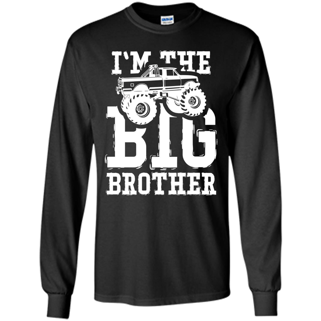 I'm The Big Brother Monster Truck T-shirt Black