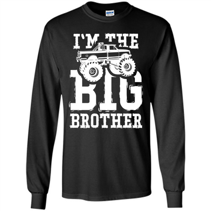I'm The Big Brother Monster Truck T-shirt Black