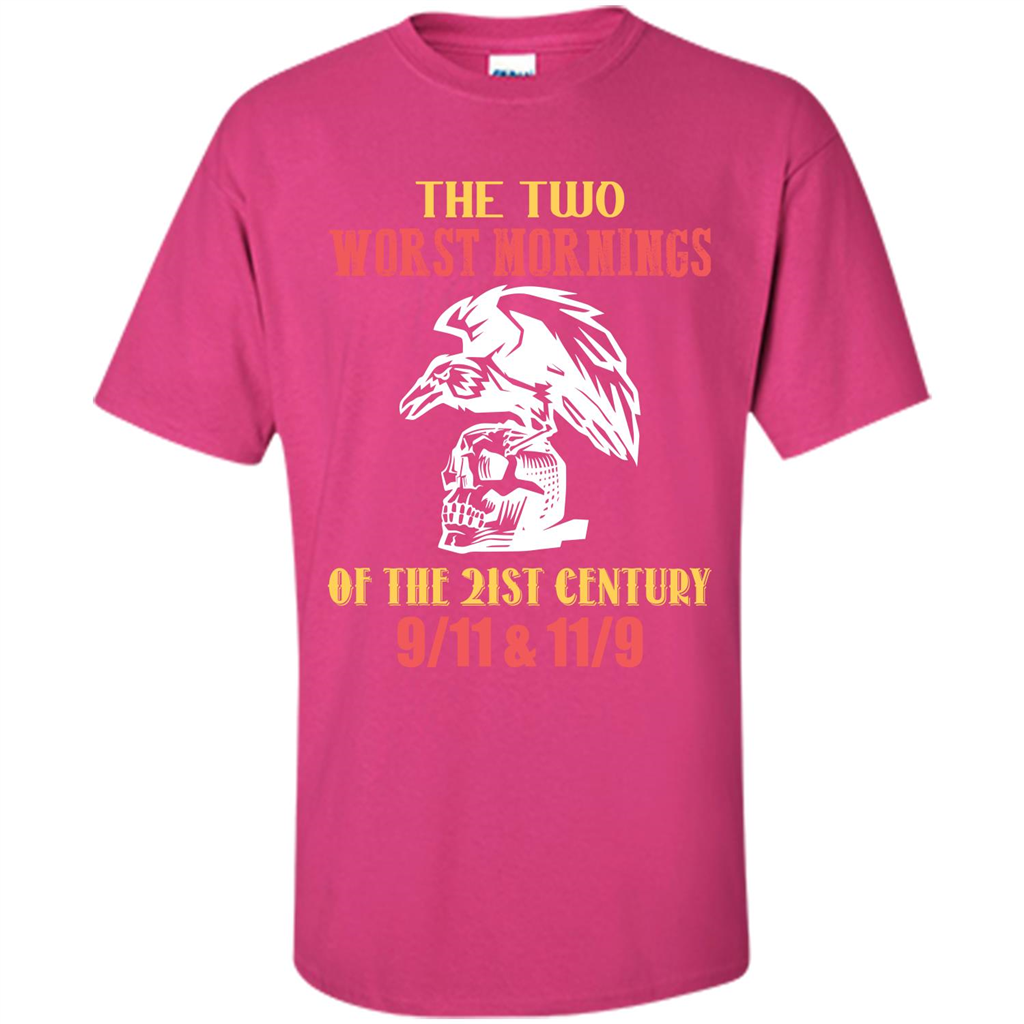 The Two Worst Mornings Of The 21st Century 9-11 and 11-9 T-shirt Heliconia