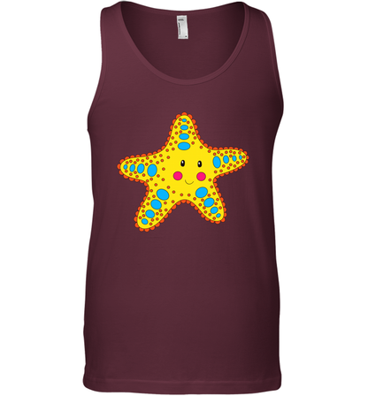 Starfish Summer Beaches Shirt Tank Top Tank Top Maroon