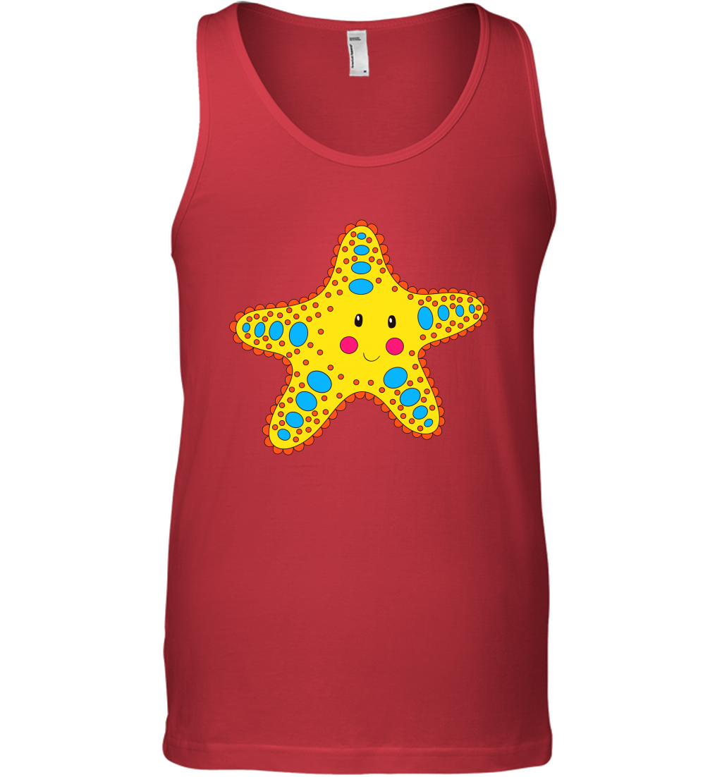 Starfish Summer Beaches Shirt Tank Top Tank Top Red
