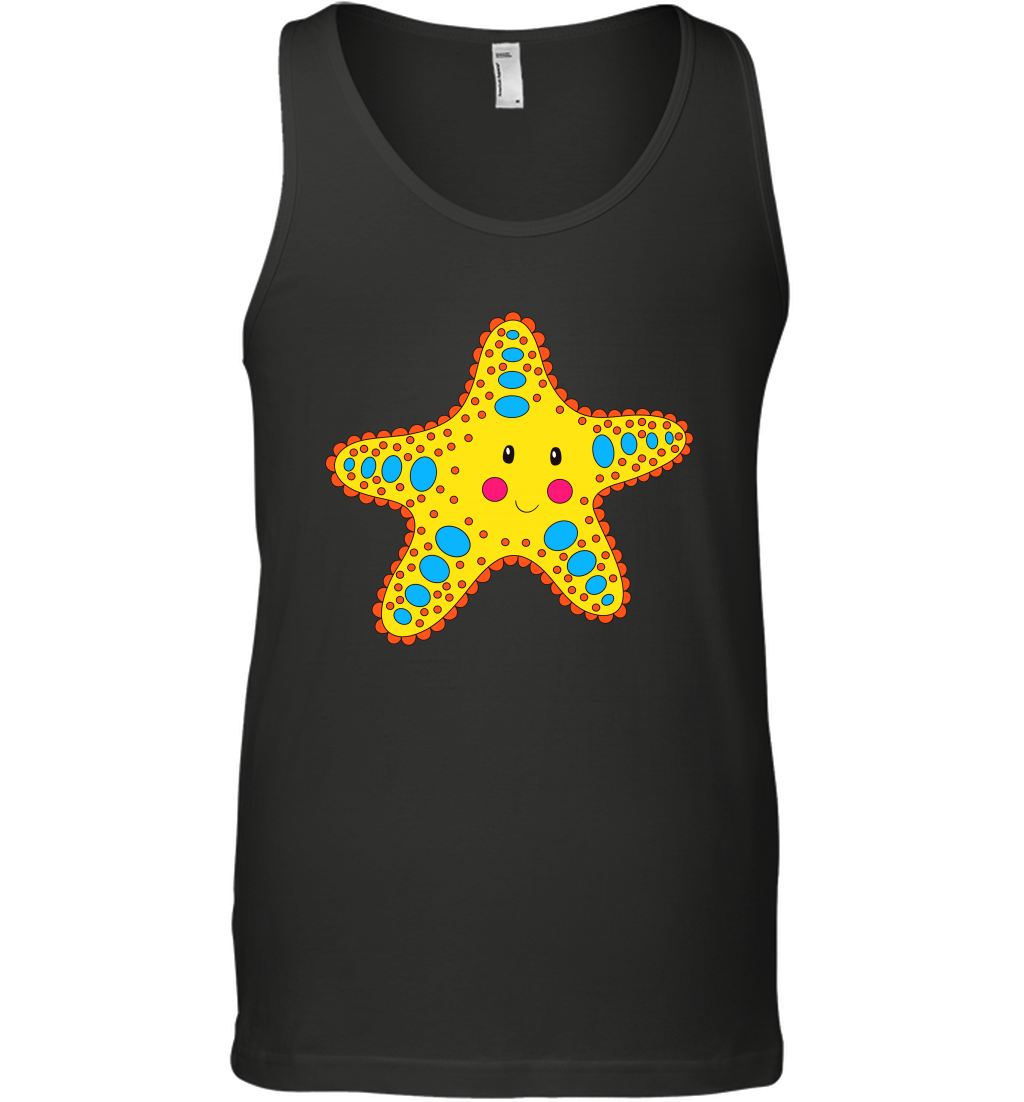 Starfish Summer Beaches Shirt Tank Top Tank Top Black