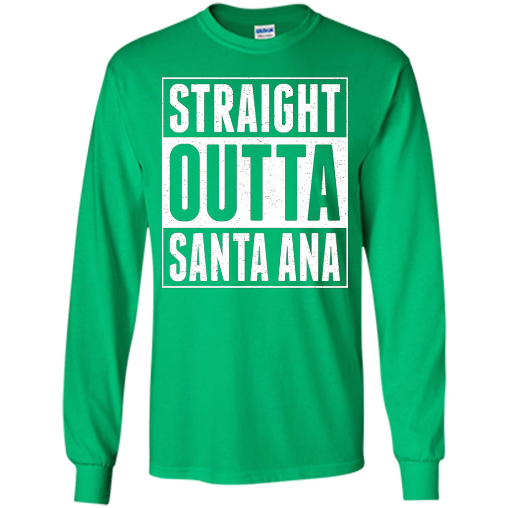 Straight Outta Santa Ana T-shirt Irish Green