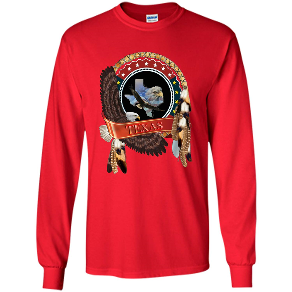 Dream Catcher Texas Art T-shirt Red