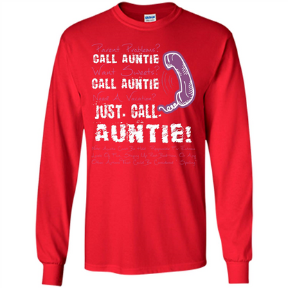 Aunt T-shirt Parent Problems Call Auntie T-shirt