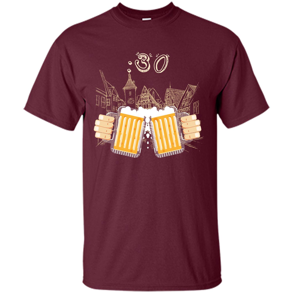 Beer:30 Time T-shirt Maroon