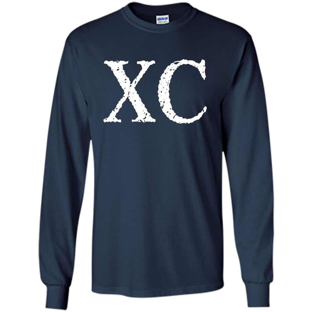 Roman Numeral 90 XC T-shirt Navy
