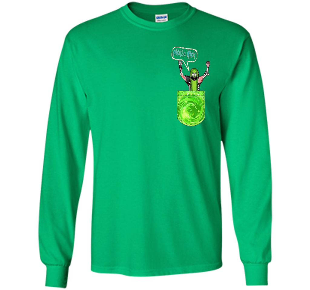Pickle Funny Rick Pocket t-shirt Irish Green